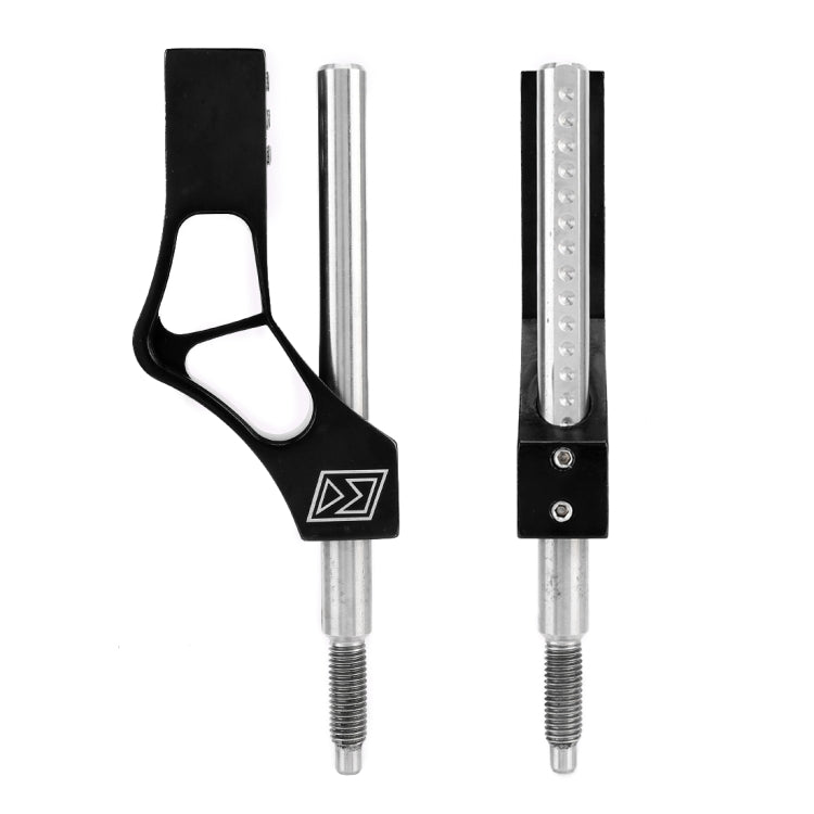 Car Modification Heightening Gear Shifter Extension Rod Adjustable Height Adjuster Lever Shift Lever with Adapters for Honda(Black) by buy2fix