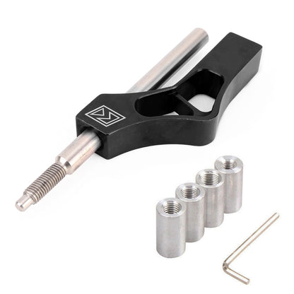 Car Modification Heightening Gear Shifter Extension Rod Adjustable Height Adjuster Lever Shift Lever with Adapters for Honda(Black) by buy2fix