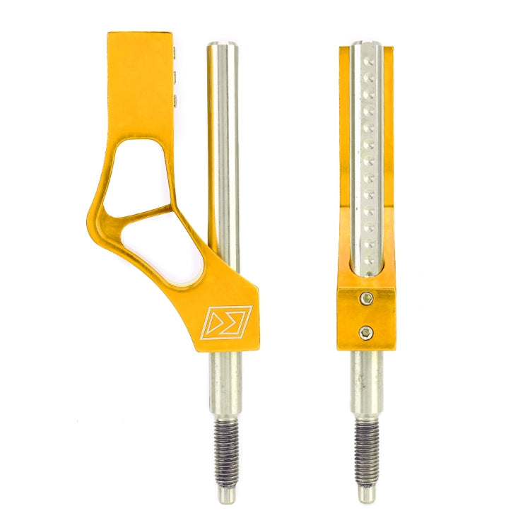 Car Modification Heightening Gear Shifter Extension Rod Adjustable Height Adjuster Lever Shift Lever with Adapters for Honda(Gold) by buy2fix