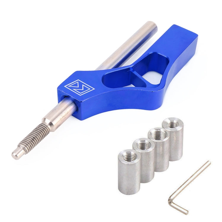 Car Modification Heightening Gear Shifter Extension Rod Adjustable Height Adjuster Lever Shift Lever with Adapters for Honda(Blue) by buy2fix