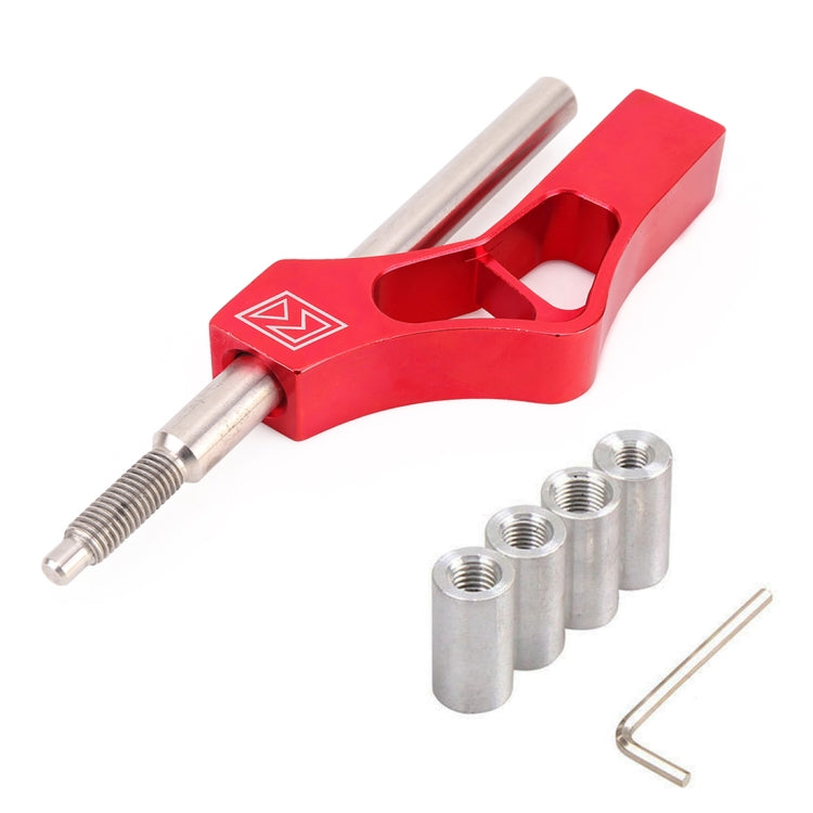 Car Modification Heightening Gear Shifter Extension Rod Adjustable Height Adjuster Lever Shift Lever with Adapters for Honda(Red) by buy2fix
