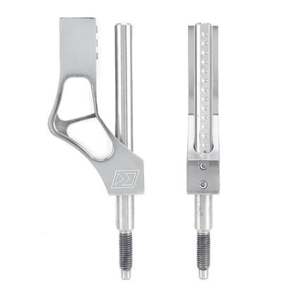 Car Modification Heightening Gear Shifter Extension Rod Adjustable Height Adjuster Lever Shift Lever with Adapters for Honda(Silver) by buy2fix