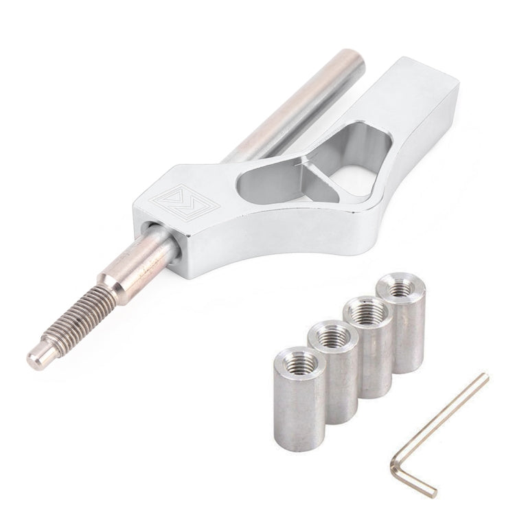 Car Modification Heightening Gear Shifter Extension Rod Adjustable Height Adjuster Lever Shift Lever with Adapters for Honda(Silver) by buy2fix