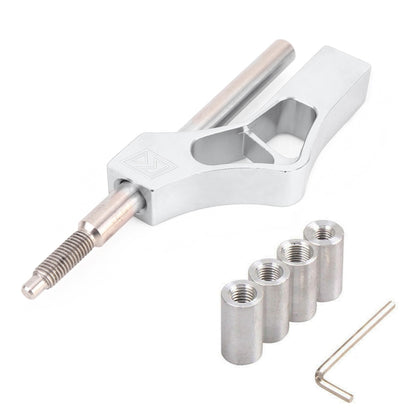 Car Modification Heightening Gear Shifter Extension Rod Adjustable Height Adjuster Lever Shift Lever with Adapters for Honda(Silver) by buy2fix