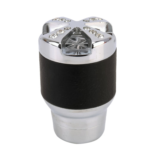 Universal Car Diamond Gear Shift Knob Modified Car Gear Shift Knob Auto Transmission Shift Lever Knob Gear Knobs(Silver) by buy2fix