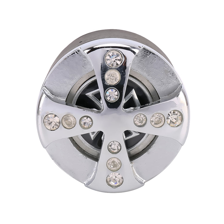 Universal Car Diamond Gear Shift Knob Modified Car Gear Shift Knob Auto Transmission Shift Lever Knob Gear Knobs(Silver) by buy2fix