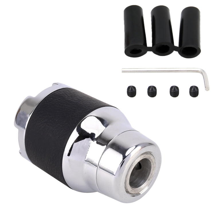 Universal Car Diamond Gear Shift Knob Modified Car Gear Shift Knob Auto Transmission Shift Lever Knob Gear Knobs(Silver) by buy2fix