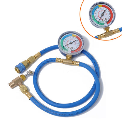 Pressure Gauge Air Conditioning Fluoride Table Snow Pressure Gauge Refrigerant Single Table Air Conditioning - Clocks & Car Meters by buy2fix | Online Shopping UK | buy2fix