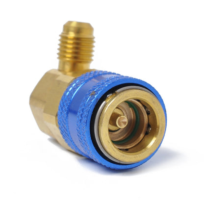 Car Air Conditioning Fluorine 90 Degree Quick Joints - Engine Fittings by buy2fix | Online Shopping UK | buy2fix