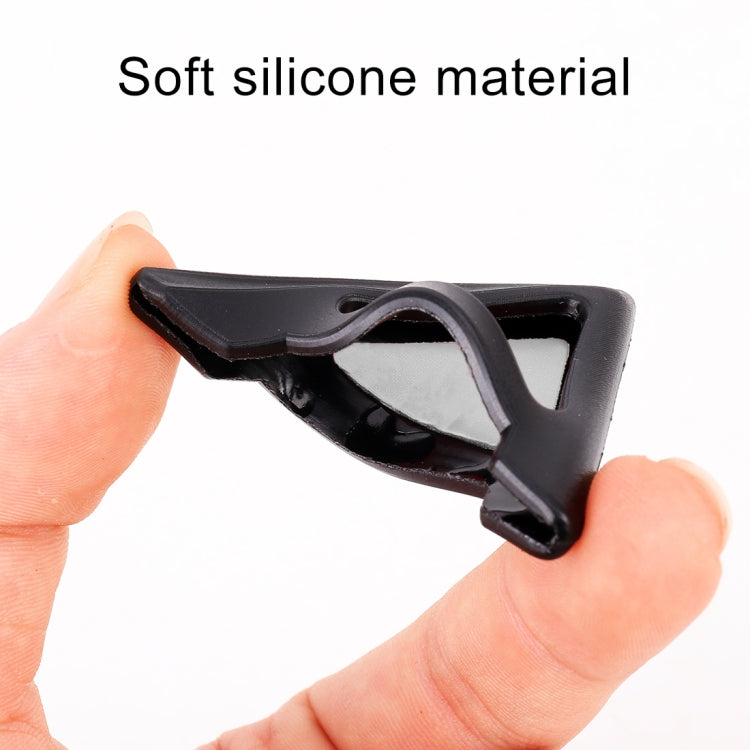 Universal Car Body Silicone Anti-collision Sticker Door corner Protector(Black) by buy2fix