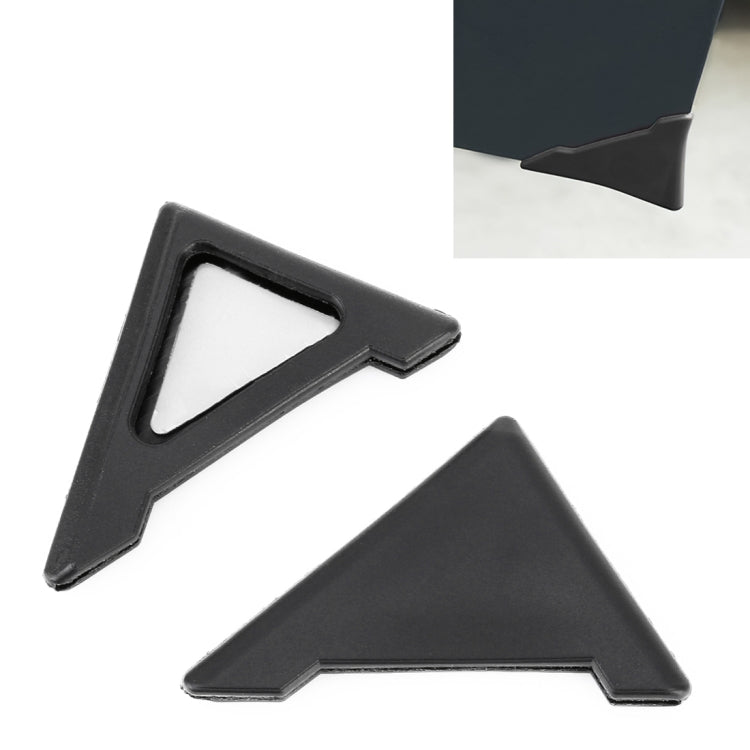 Universal Car Body Silicone Anti-collision Sticker Door corner Protector(Black) by buy2fix