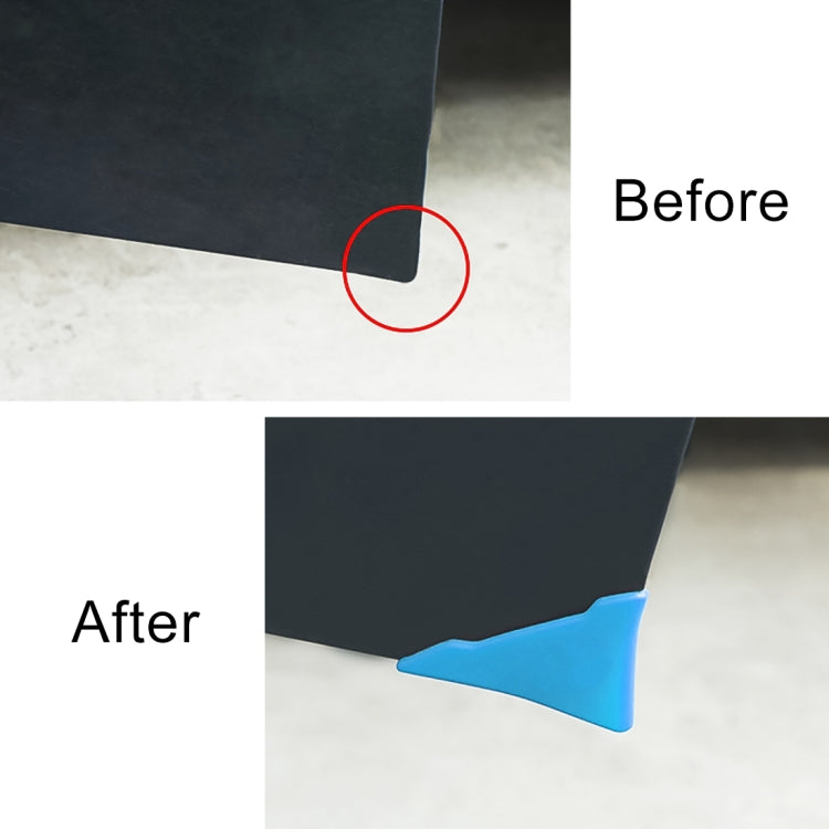 Universal Car Body Silicone Anti-collision Sticker Door corner Protector(Blue) by buy2fix