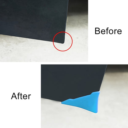 Universal Car Body Silicone Anti-collision Sticker Door corner Protector(Blue) by buy2fix