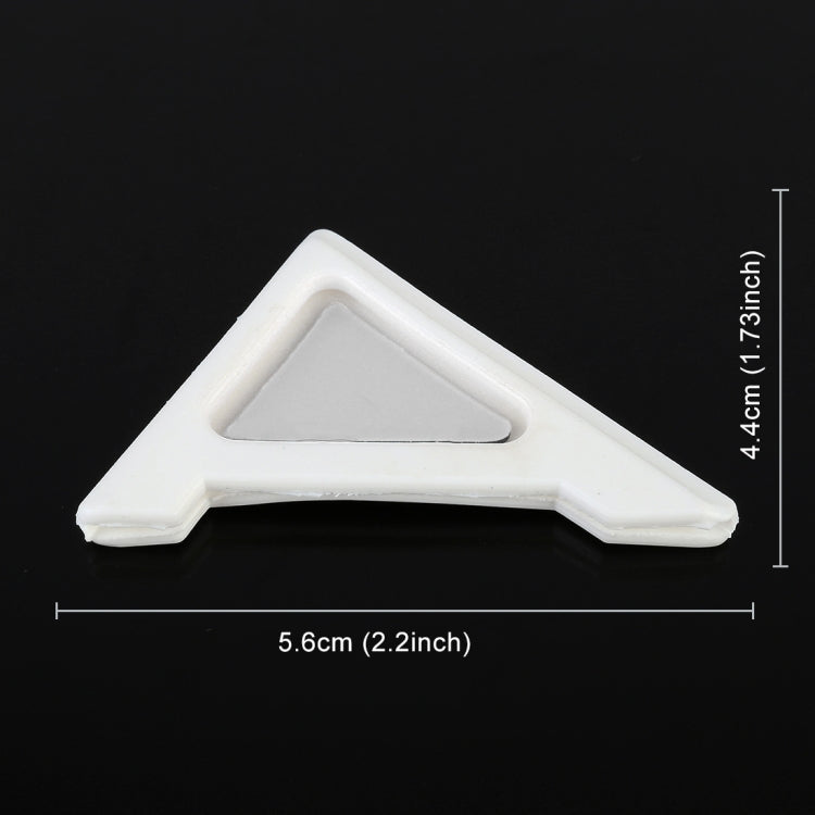 Universal Car Body Silicone Anti-collision Sticker Door corner Protector(White) by buy2fix