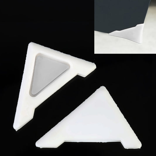 Universal Car Body Silicone Anti-collision Sticker Door corner Protector(White) by buy2fix