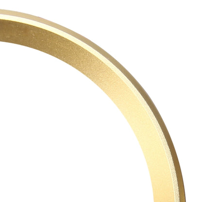 2 PCS/Set Zinc Alloy Steering Wheel Decoration Ring Sticker Logo Car Styling Modification Car Front Logo Ring Decoration Rear Cover Trim Hood Emblem Rings for BMW 3 Series(Gold) by buy2fix