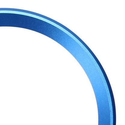 2 PCS/Set Zinc Alloy Steering Wheel Decoration Ring Sticker Logo Car Styling Modification Car Front Logo Ring Decoration Rear Cover Trim Hood Emblem Rings for BMW 3 Series(Blue) by buy2fix