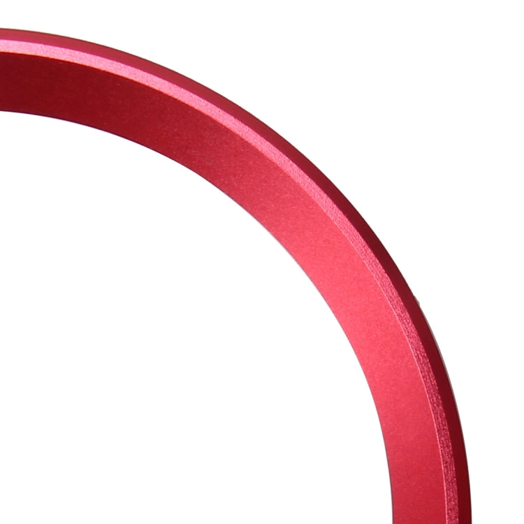 2 PCS/Set Zinc Alloy Steering Wheel Decoration Ring Sticker Logo Car Styling Modification Car Front Logo Ring Decoration Rear Cover Trim Hood Emblem Rings for BMW 3 Series(Red) by buy2fix