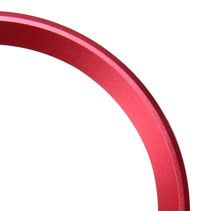 2 PCS/Set Zinc Alloy Steering Wheel Decoration Ring Sticker Logo Car Styling Modification Car Front Logo Ring Decoration Rear Cover Trim Hood Emblem Rings for BMW 3 Series(Red) by buy2fix