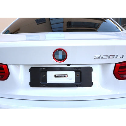 2 PCS/Set Zinc Alloy Steering Wheel Decoration Ring Sticker Logo Car Styling Modification Car Front Logo Ring Decoration Rear Cover Trim Hood Emblem Rings for BMW 3 Series(Red) by buy2fix