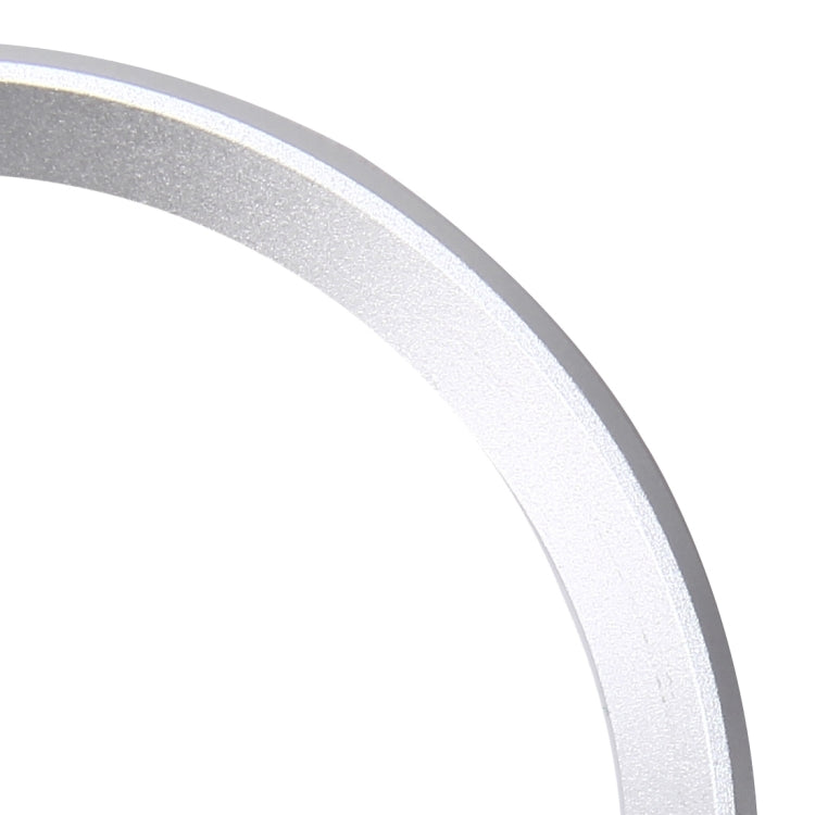 2 PCS/Set Zinc Alloy Steering Wheel Decoration Ring Sticker Logo Car Styling Modification Car Front Logo Ring Decoration Rear Cover Trim Hood Emblem Rings for BMW 3 Series(Silver) by buy2fix