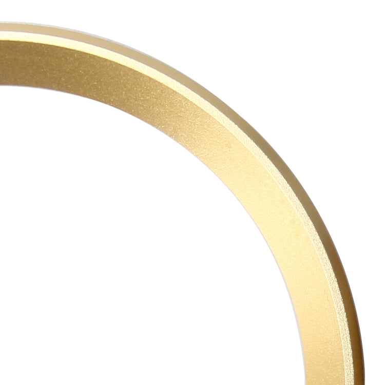 2 PCS Car Logo Decorative Circle Steering Wheel Decoration Ring Sticker Logo Car Styling Modification Car Front Logo Ring Decoration Rear Cover Trim Hood Emblem Rings for BMW 5 Series(Gold) by buy2fix