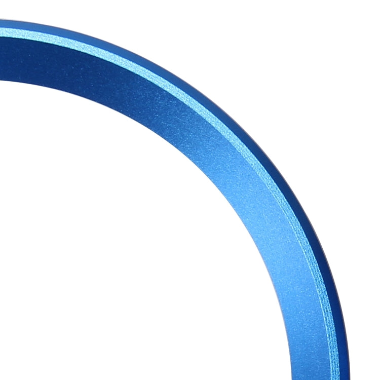 2 PCS Car Logo Decorative Circle Steering Wheel Decoration Ring Sticker Logo Car Styling Modification Car Front Logo Ring Decoration Rear Cover Trim Hood Emblem Rings for BMW 5 Series(Blue) by buy2fix