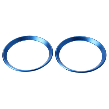 2 PCS Car Logo Decorative Circle Steering Wheel Decoration Ring Sticker Logo Car Styling Modification Car Front Logo Ring Decoration Rear Cover Trim Hood Emblem Rings for BMW 5 Series(Blue) by buy2fix