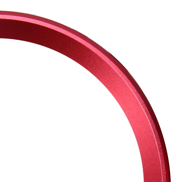 2 PCS Car Logo Decorative Circle Steering Wheel Decoration Ring Sticker Logo Car Styling Modification Car Front Logo Ring Decoration Rear Cover Trim Hood Emblem Rings for BMW 5 Series(Red) by buy2fix