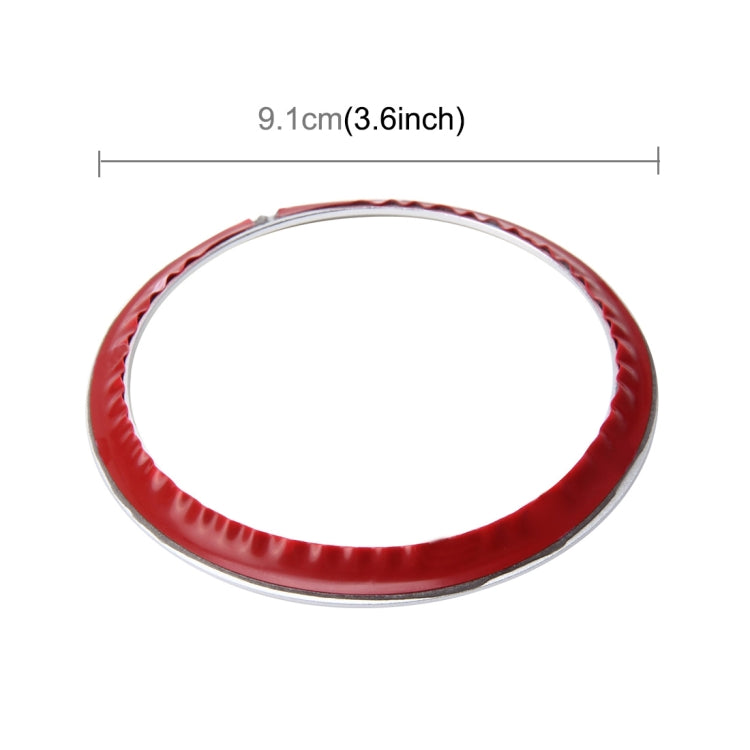 2 PCS Car Logo Decorative Circle Steering Wheel Decoration Ring Sticker Logo Car Styling Modification Car Front Logo Ring Decoration Rear Cover Trim Hood Emblem Rings for BMW 5 Series(Silver) by buy2fix