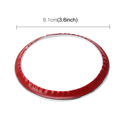 2 PCS Car Logo Decorative Circle Steering Wheel Decoration Ring Sticker Logo Car Styling Modification Car Front Logo Ring Decoration Rear Cover Trim Hood Emblem Rings for BMW 5 Series(Silver) by buy2fix