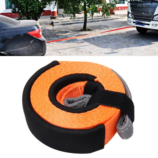 5m x 5cm 8 Tons Towing 2 Tons Lifting High Strength Heavy Duty Vehicle Lifting Towing Pull Strap Rope, Random Color Delivery by buy2fix