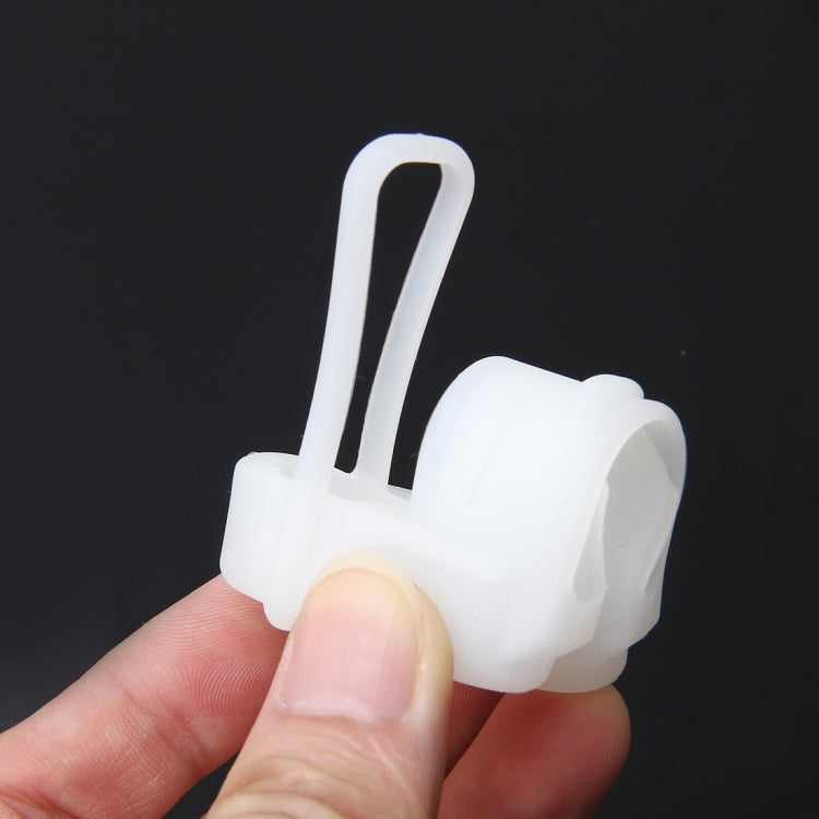 Universal Adjustable Car Seat Belt Buckle Plug Protective Cover Case(White) by buy2fix