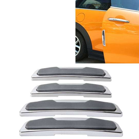 4 PCS Car Door Side Guard Anti Crash Strip Car Exterior Avoid Bumps Collsion Impact Protector Fashion Design Car Sticker(Grey)