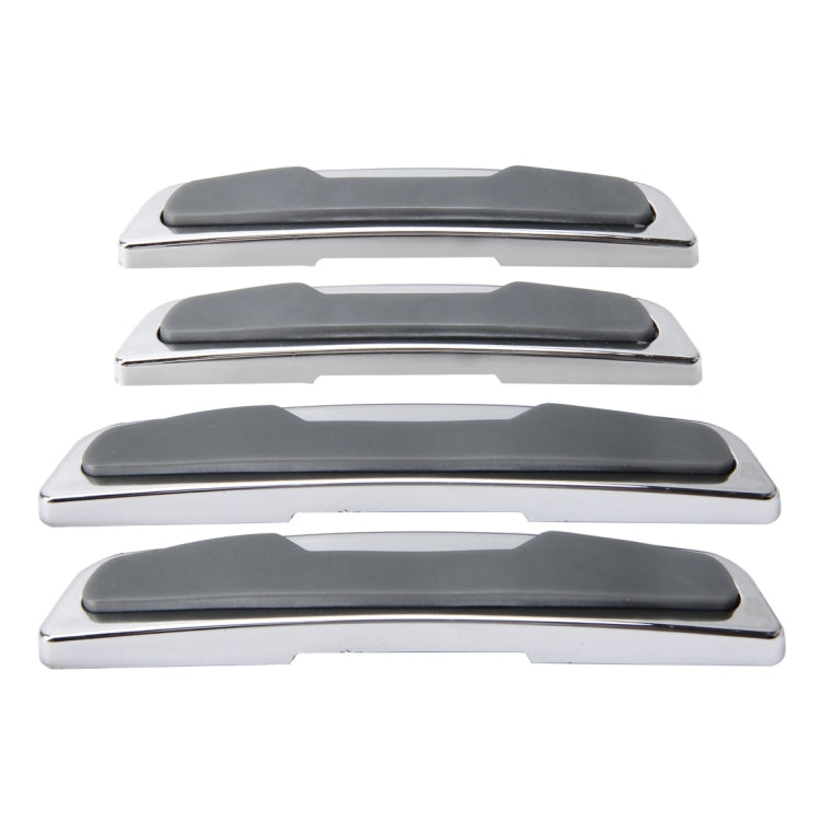 4 PCS Car Door Side Guard Anti Crash Strip Car Exterior Avoid Bumps Collsion Impact Protector Fashion Design Car Sticker(Grey) by buy2fix