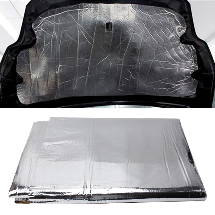 Car Hood Engine Noise Insulation Cotton Heat Waterproof Self Adhesive Car Heat Sound Insulation Cotton, Size: 1m x 1.4m x 5mm by buy2fix