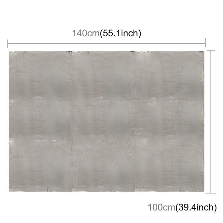 Car Hood Engine Noise Insulation Cotton Heat Waterproof Self Adhesive Car Heat Sound Insulation Cotton, Size: 1m x 1.4m x 5mm by buy2fix