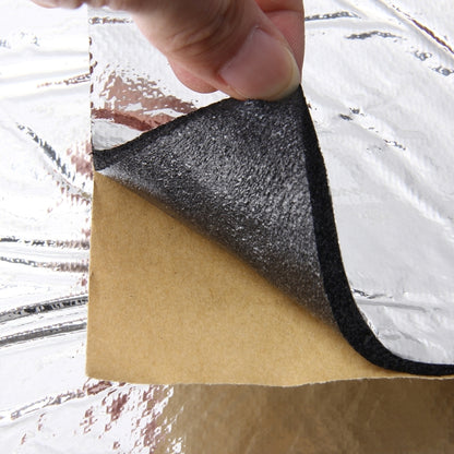 Car Hood Engine Noise Insulation Cotton Heat Waterproof Self Adhesive Car Heat Sound Insulation Cotton, Size: 1m x 1.4m x 5mm by buy2fix