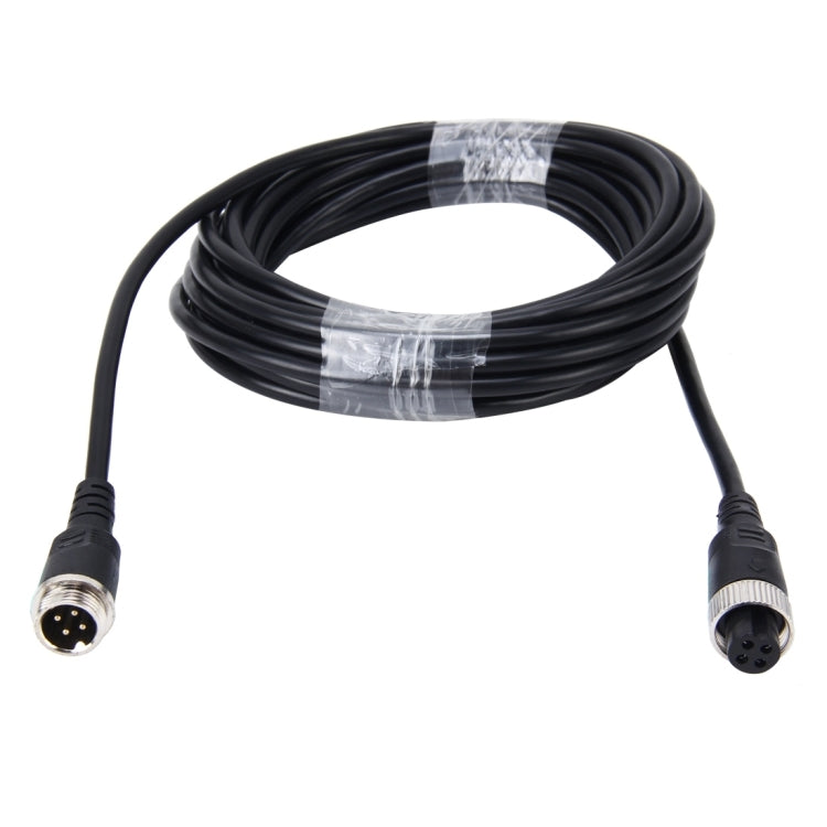 10m M12 4P Aviation Connector Video Audio Extend Cable for CCTV Camera DVR - DIY Cables by buy2fix | Online Shopping UK | buy2fix