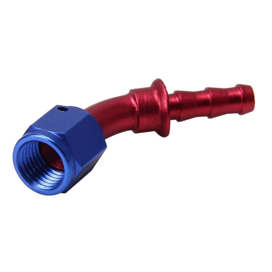 Pipe Joints 45 Degree Swivel Oil Fuel Fitting Adaptor Oil Cooler Hose Fitting Aluminum Alloy AN4 Fitting Car Auto Accessories - Engine Fittings by buy2fix | Online Shopping UK | buy2fix