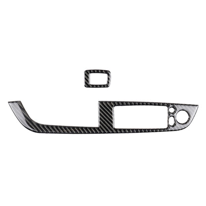 Car Carbon Fiber Window Lift Panel With Folding Key Soild Decorative Sticker for Left Drive BMW Z4 2009-2015 by buy2fix