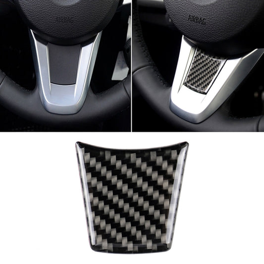 Car Carbon Fiber Steering Wheel Solid Color Decorative Sticker for BMW Z4 2009-2015 by buy2fix