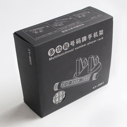 Multi-function Car Instrument Panel Mobile Phone Holder Temporary Parking Card(Silver) by buy2fix