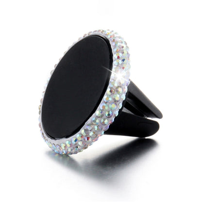 Car Diamond Magnetic Air Outlet Mobile Phone Holder (Colourful White) by buy2fix