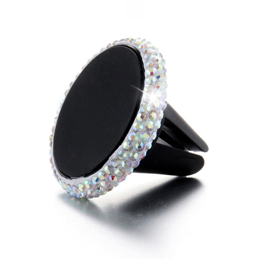 Car Diamond Magnetic Air Outlet Mobile Phone Holder (Colourful White) by buy2fix