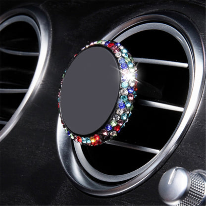 Car Diamond Magnetic Air Outlet Mobile Phone Holder(Colour) by buy2fix
