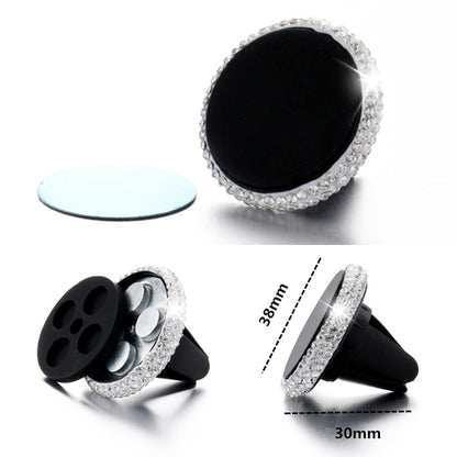 Car Diamond Magnetic Air Outlet Mobile Phone Holder(White) by buy2fix
