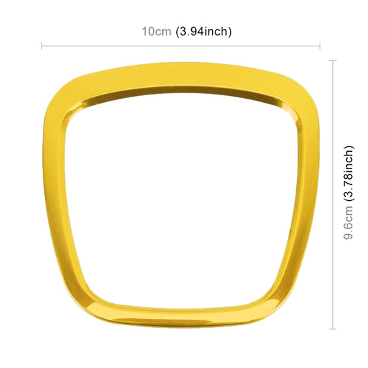 Car Auto Steering Wheel Decorative Ring Cover Trim Sticker Decoration for Audi(Gold) by buy2fix