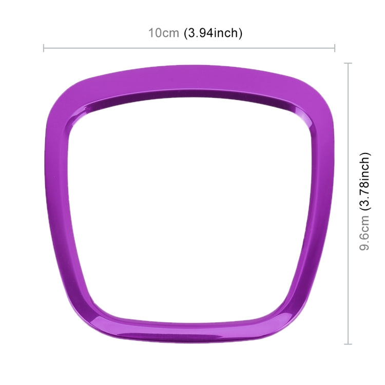 Car Auto Steering Wheel Decorative Ring Cover Trim Sticker Decoration for Audi(Purple) by buy2fix