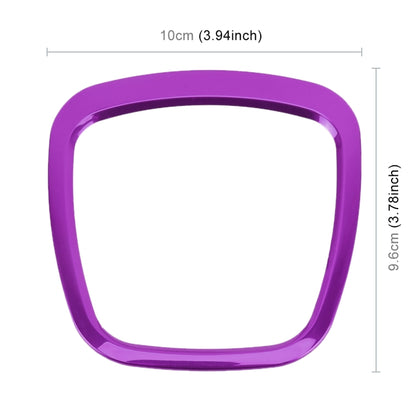 Car Auto Steering Wheel Decorative Ring Cover Trim Sticker Decoration for Audi(Purple) by buy2fix